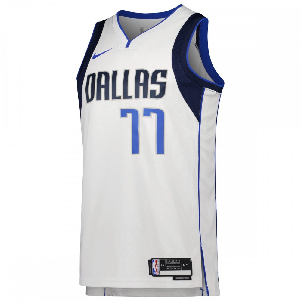 Luka Doncic Dallas Mavericks Unisex 2022/23 Swingman Jersey - Icon Edition - White-Pro Kit Vault | Brand New 26/27 Sports Jerseys